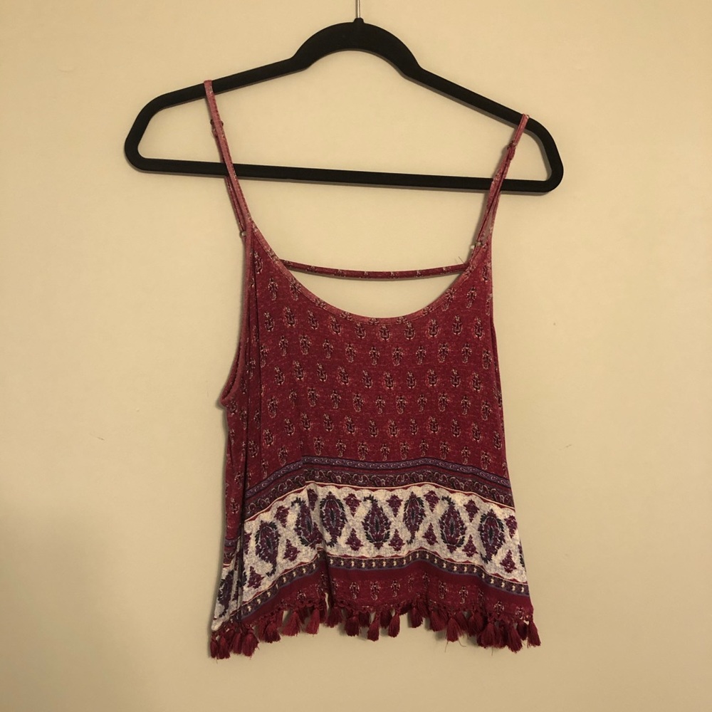 Floral tank top